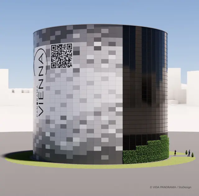 So soll die Rotunde aussehen, auch wenn die finale Umsetzung von der Visualisierung noch abweichen könnte. (Visualisierung) | Foto: VIDA PANORAMA GmbH