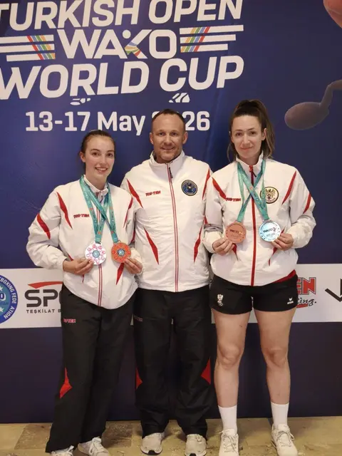 Anna Schmidl, Michael Gerdenitsch und Viktoria Hader. | Foto: Kickbox Klub Rohrbach