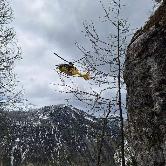 Person nach Absturz am Hochtausing gerettet