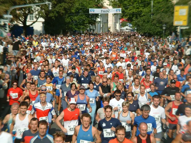 Start beim Altöttinger Halbmarathon. | Foto: Vierlinger