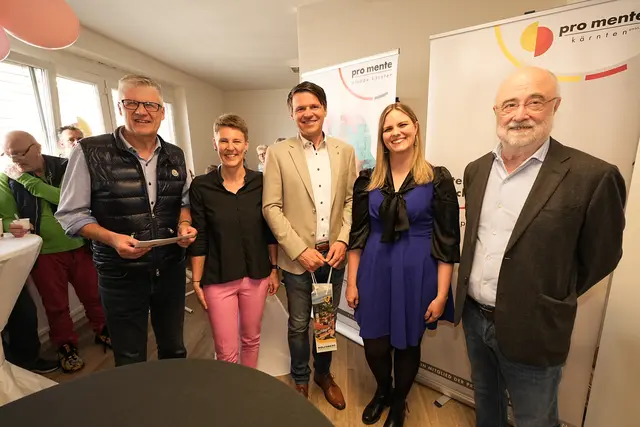 Christian Wallner, Michaela Obrist, Bgm. Alexander Radl, Viktoria Riegler, Dr. Georg Spiel.