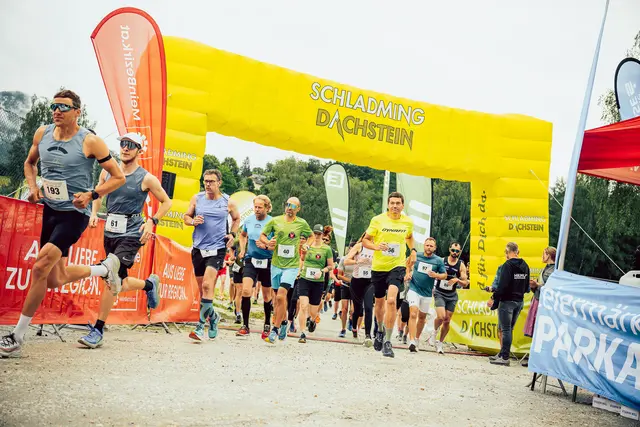 Läufer beim Grimming Volklauf