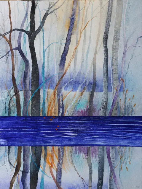 Eva Pötzelsberger
Arboretum, 2025, Aquarell auf Papier, 76 x 57 cm | Foto: Eva Pötzelsberger