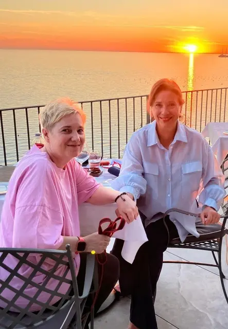 Gabi Hasmann zieht es nach Grado, hier mit Sandra. | Foto: privat