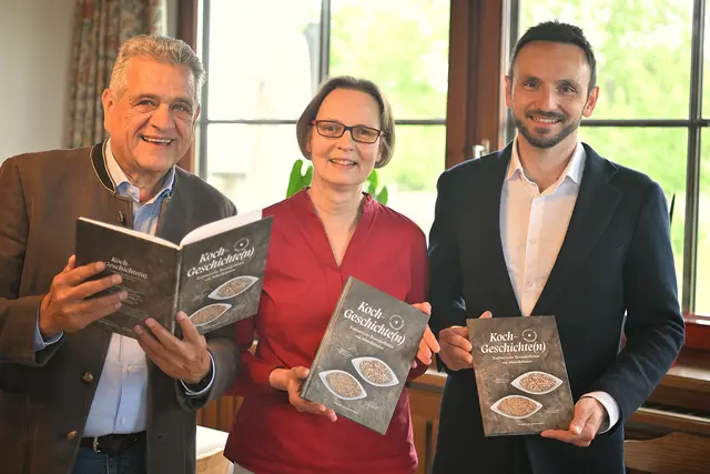 Gerhard Mock, Helga Steger, Johannes Moser | Foto: Josef Bodner/Region Mittelkärnten