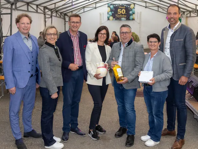 Bürgermeister Franz Haider feierte seinen 50er