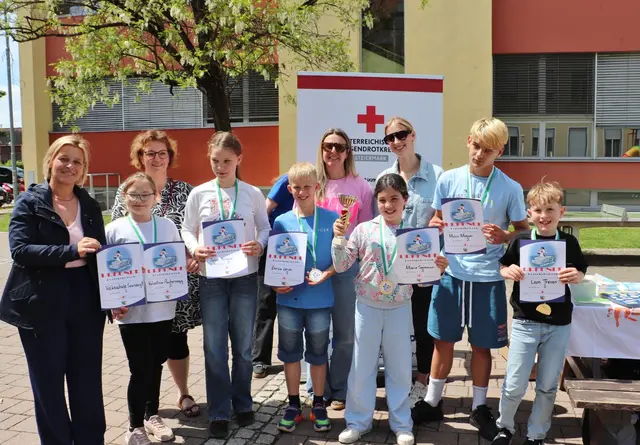 Platz 3 für die VS Seiersberg | Foto: Edith Ertl
