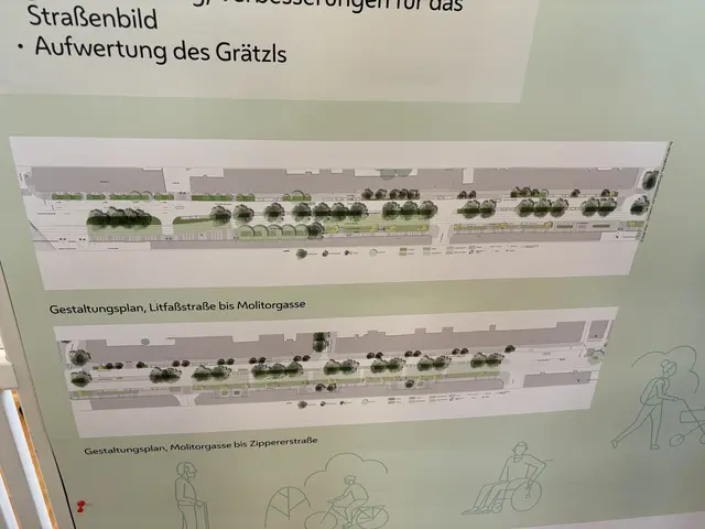 Dieses Straßenbild wurde im Herbst 2025 für den 700-Meter-Abschnitt präsentiert.   | Foto: Luca Arztmann/MeinBezirk