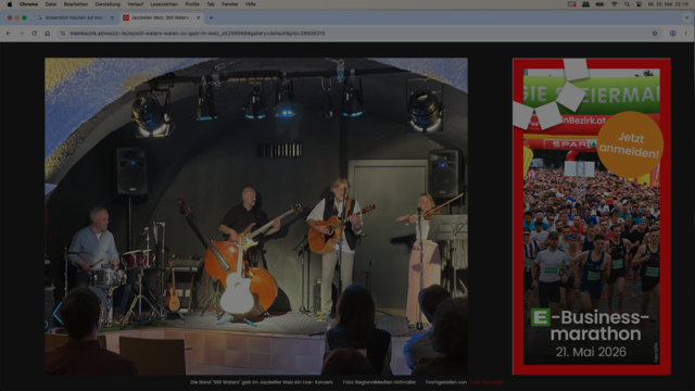 Ein Live Konzert mit der Band Still Waters