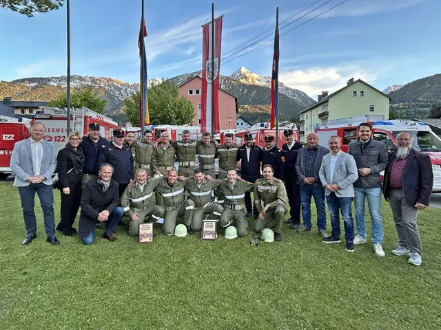Die Feuerwehr Waidegg holte sich den ersten Platz in Silber A. | Foto: BFKdo Hermagor - BI Florian Jost