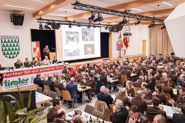 Der Bezirksfeuerwehrverband Reutte zog am Sonntag, 17. Mai 2026, in Ehrwald Bilanz über das abgelaufene Jahr. | Foto: BFV Reutte