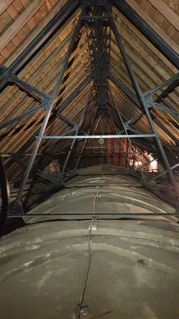 Dachbodenführungen gibt es in der Pfarre Breitenfeld alle 20 Minuten von 20.40 bis 23.30 Uhr. | Foto: Pfarre Breitenfeld