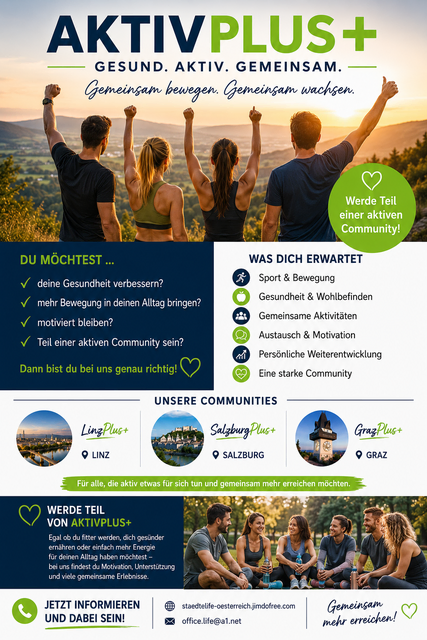 Foto: © StädteLife Österreich LinzLife I SalzburgLife I GrazLife i AktivPlus+