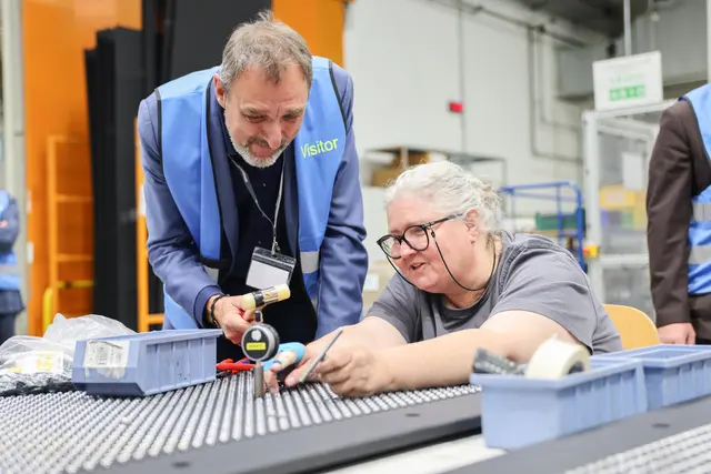 Bei Swarco-Futurit werden LED-Ampeln und Anzeigen erzeugt. | Foto: Arbeiterkammer