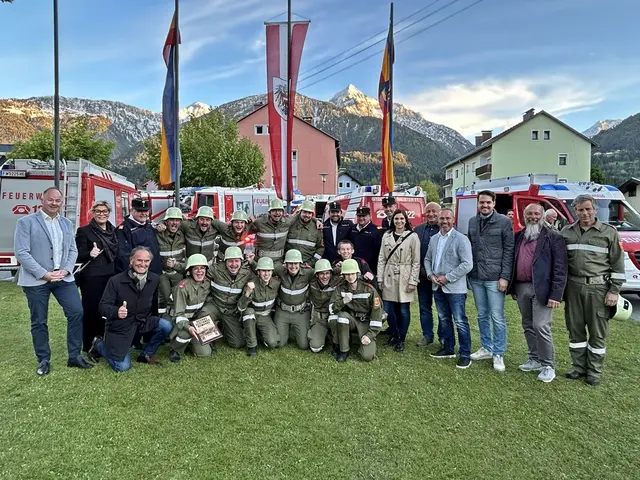 Die ausgeloste Gruppe der FF Hermagor entschied den Mannschaftsleistungsbewerb für sich. | Foto: BFKdo Hermagor - BI Florian Jost