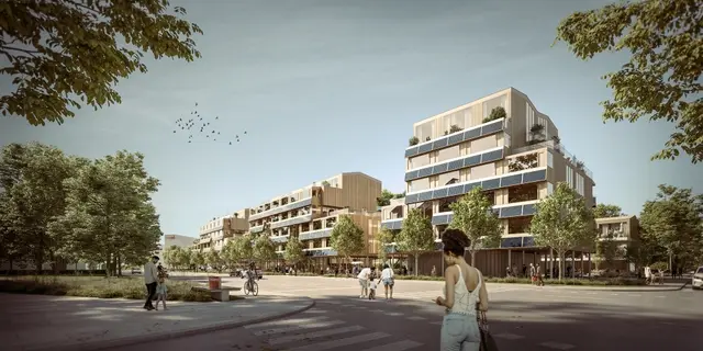 Visualisierung des Wüstenrot Wohnquartiers Alpenstraße  | Foto: ZOOMVP.AT