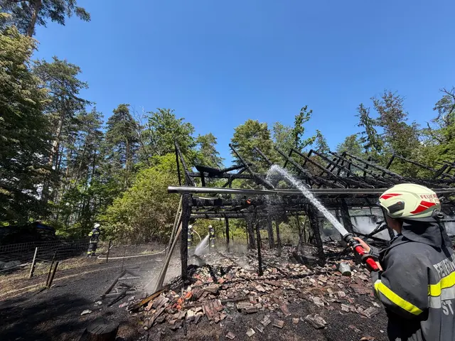 Das Gebäude in Neuberg wurde komplett zerstört.