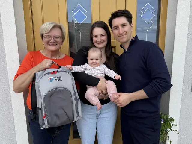 Erika Zeh, Marlene Bruckner mit Tochter Linda und Moritz Knauder. | Foto: Marktgemeinde Pyhra