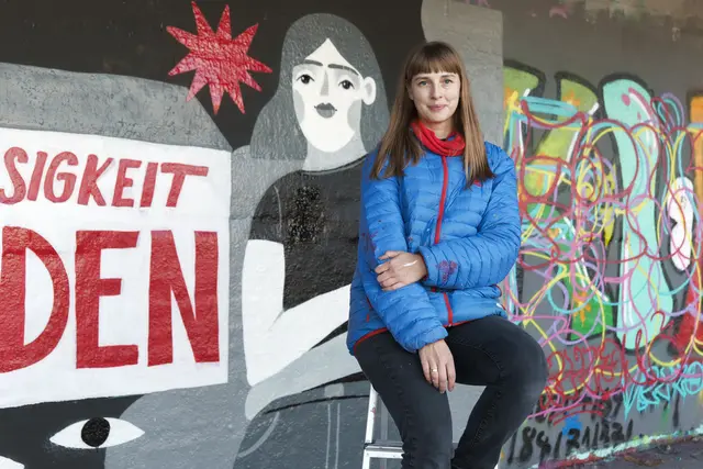 "Frau Isa" hat sich in ganz Wien mit ihren Werken verewigt.  | Foto: Max Spitzauer/MeinBezirk