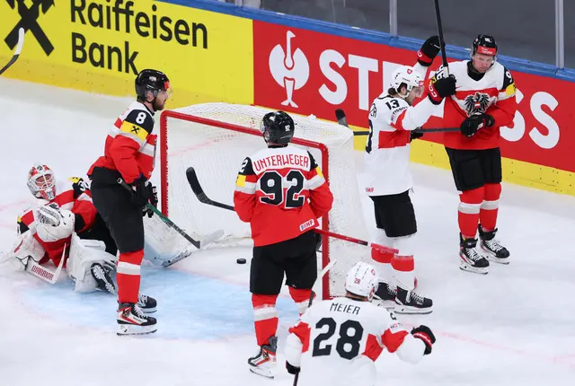 Die österreichische Auswahl von Teamchef Roger Bader verlor gegen seine Schweiz mit deutlichen 0:9. | Foto: APA-Images / REUTERS / Denis Balibouse 