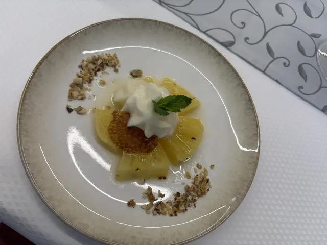 Das Pina-Colada-Dessert sorgte für einen süßen Abschluss des Menüs. | Foto: Alexandra Goll