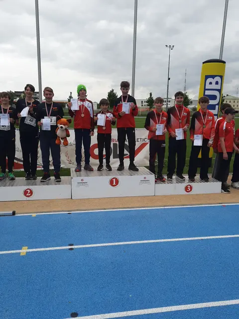 Die U14-Mannschaft mit Dominik Singer, Leandro Santa und Fabian Barbist konnte sich den starken 3. Platz sichern. | Foto: Witting