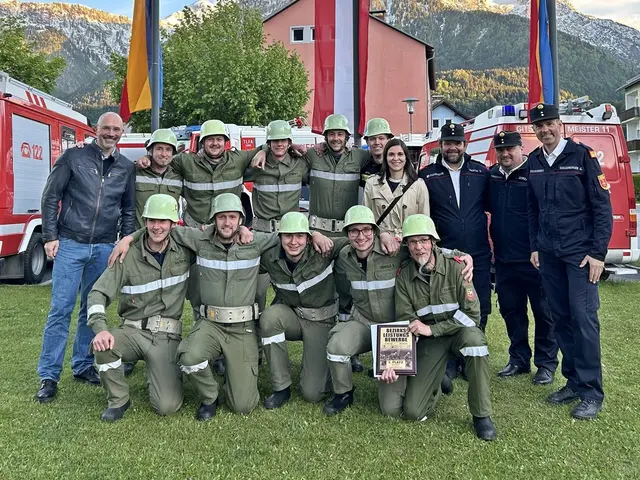 Mit beeindruckendem Einsatz sicherte sich die 3. Gruppe der Feuerwehr St. Jakob im Lesachtal den Sieg in Bronze A gegen 23 Mannschaften. | Foto: BFKdo Hermagor - BI Florian Jost