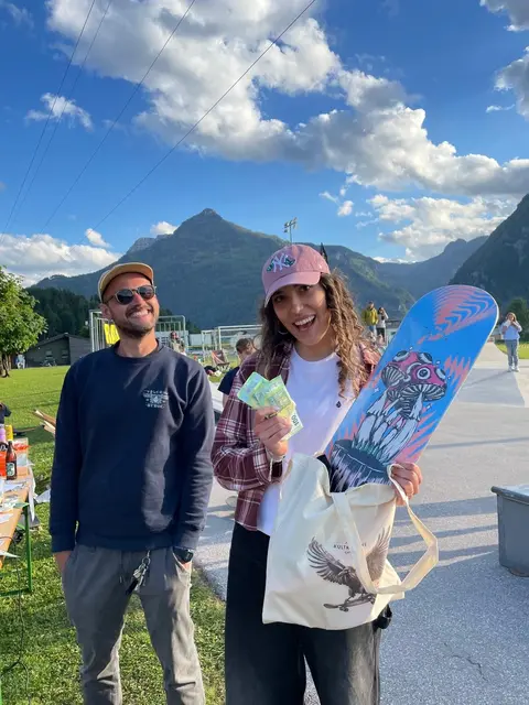 Freude auf den Skate-Contest in Golling. | Foto: Kultkantine