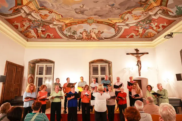 Der Kammerchor Albert Reiter aus Waidhofen/Thaya bei der Langen Nacht der Chöre. | Foto: Karin Böhm