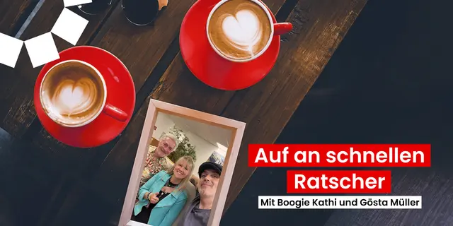 Katharina Alber alias Katharina Alber und Bassist Gösta Müller sprachen beim „Schnellen Ratscher“ über Blues, Authentizität und Musik in Zeiten von KI. | Foto: MeinBezirk/Geineder
