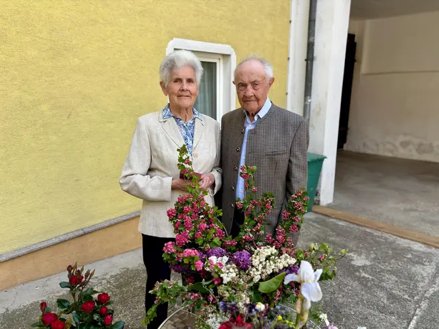 Margareta und Rudolf Sulzbacher aus Maigen feierten ihre eiserne Hochzeit. | Foto: Markus Kahrer