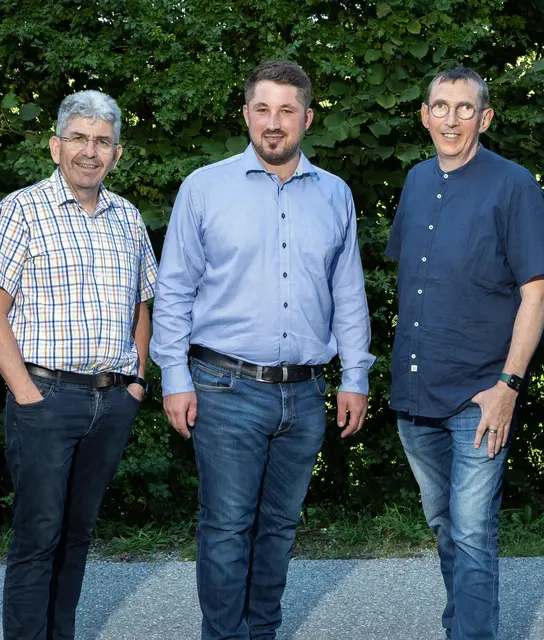 ARGE NahtürlichBIO-Partner: Manfred Huber/Sonnberg Biofleisch - Lukas Hochwallner/Biobäuerliche Vermarktung - Hannes Zottl/BerSta Biogroßhandel. | Foto: ARGE NahtürlichBIO