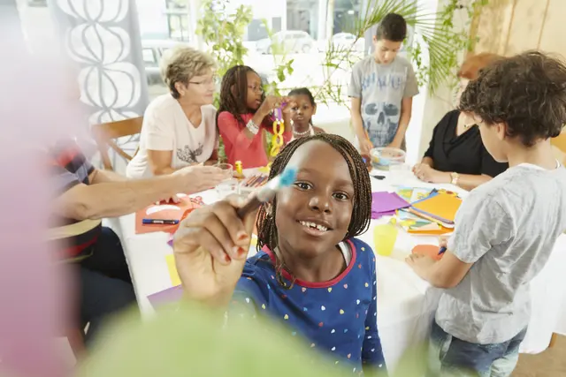 Am Schöpfwerk gibt's einen Malworkshop für Kinder von 6 bis 10 Jahren zum Thema gute Nachbarschaft. | Foto: Daniel Nuderscher