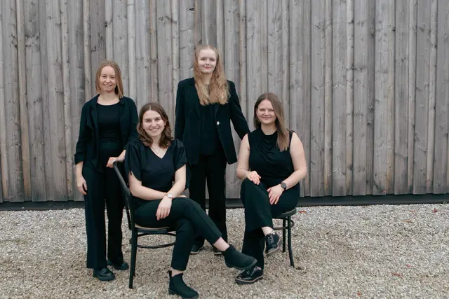 Elisa Groß, Annika Vorhauer, Anna Machl und Luise Hörandtner. | Foto: EBO