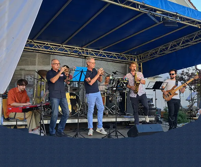 Die "Crispy Ducks" sorgen beim Sommernachtsfest am 12. Juni mit Jazz- und Funk-Klassikern für gute Stimmung. | Foto: Sonja Schmid
