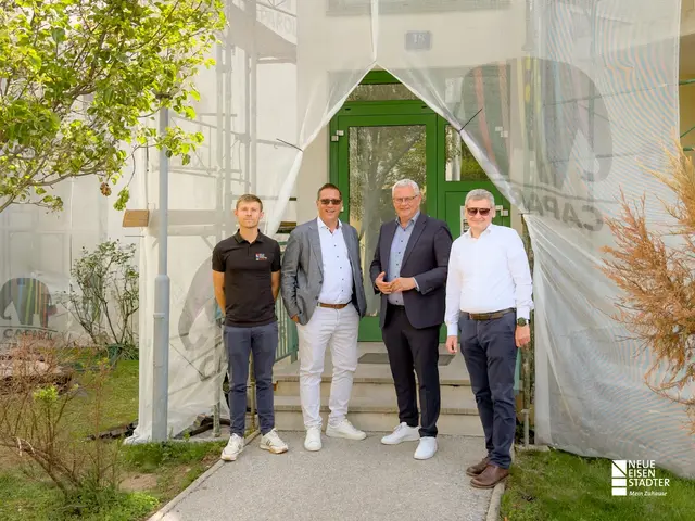 Christoph Schreiner, GF Bernd Gerdenitsch, Bgm. Thomas Steiner, Hans Ludwig Diexer

 | Foto: Neue Eisenstädter