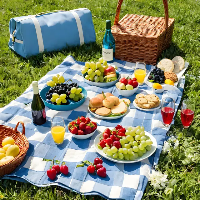 Das Picknick findet am Gelände der ehemaligen Landesgartenschau im Grüntal statt. | Foto: KI generiert_Dr-Lange