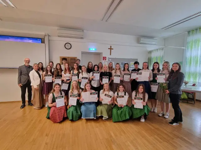 Die neuen Regionalbotschafterinnen und -botschafter der Fachschule Maria Lankowitz | Foto: FS Maria Lankowitz