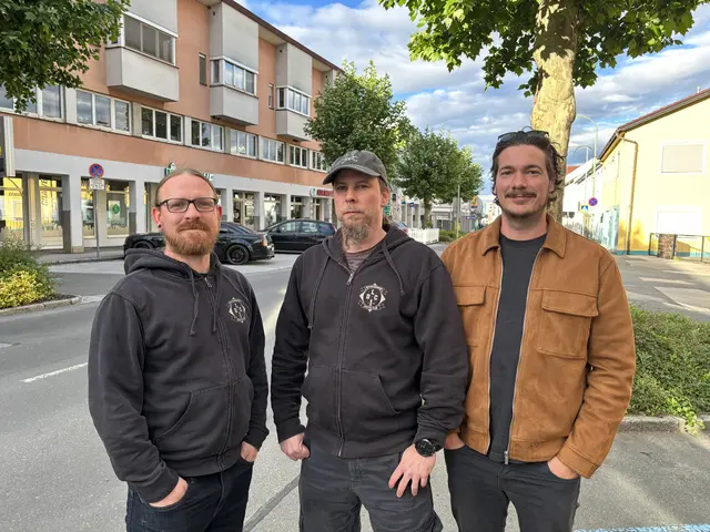 Mark Prieth, Wolf Rauch und Alexander Menzel vom DLC.