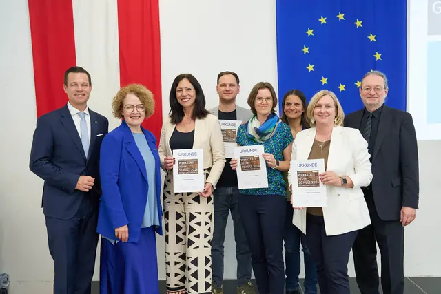 Bei der Gütesiegelverleihung für die Schulen aus dem Bezirk Horn. | Foto: Monihart