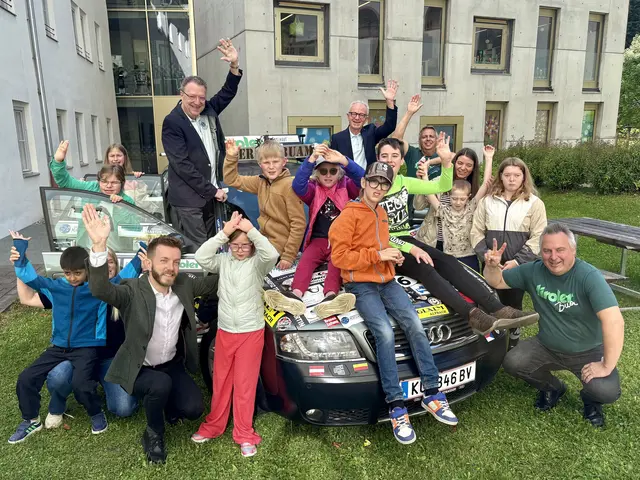 Tiroler Buam wieder auf Benefizrallye