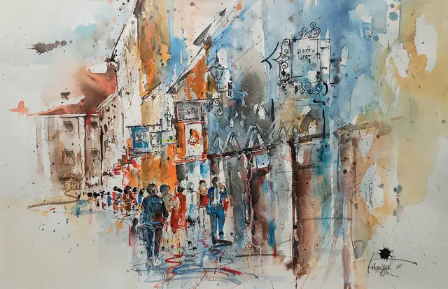 Ausstellung von FRITZ HEIDECKER in der CLUBGALERIE