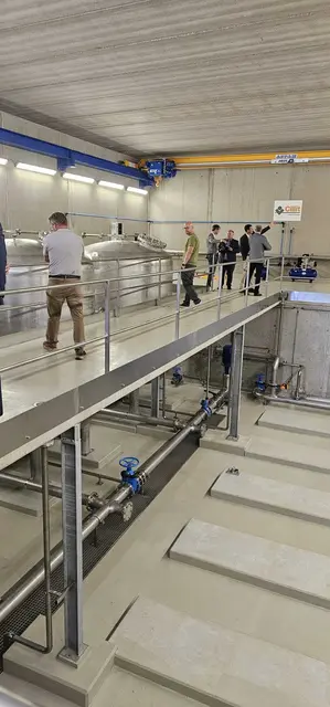 Die Anlage verfügt über einen Reinwasserbehälter mit einem Fassungsvermögen von 70 Kubikmetern. | Foto: MeinBezirk.at/Kerstin Pussnig