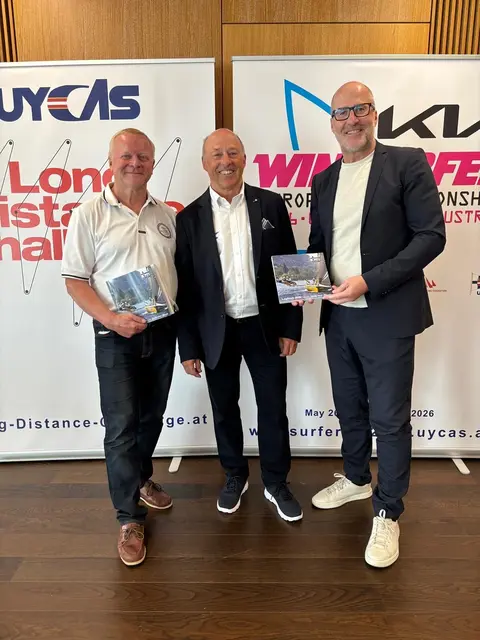 Gert Schmidleitner, Michael Farthofer und Gerhard Rumetshofer (v.l.). | Foto: Union-Yacht-Club Attersee
