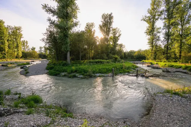 Fischwanderhilfe Braunau-Simbach. | Foto: Johannes Wiedl/Verbund