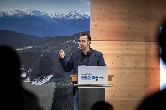 Impuls durch Clemens Pig, CEO der Austria Presse Agentur: „Neue Welt- und Kommunikationsordnung – Impacts für Medien und Informationsgesellschaft"

 | Foto: proMedia/Hetfleisch
