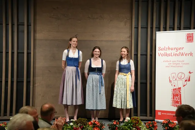 Der Ellauer Dreigesang - Gewinnerinnen des Salzburger Volksmusikpreises 2026 | Foto: Johannes Burger/Stadtgemeinde Bischofshofen