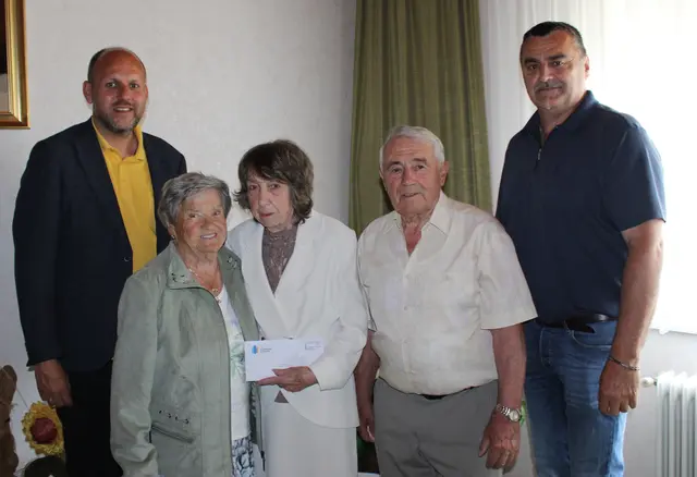 Ingrid und Franz Kaplan begingen kürzlich die Diamantene Hochzeit. | Foto: Gemeinde Rechnitz