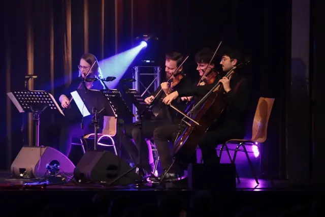 Das hochkarätige Streichquartett brillierte mit feinfühligem Zusammenspiel auf höchstem Niveau. | Foto: Stadtmarketing Gleisdorf