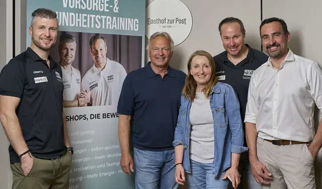Von links: Reinfried Herbst, Hans Pum, Gabriele Hold, Manfred Pranger und Daniel Hold. | Foto: Roland von der Aist